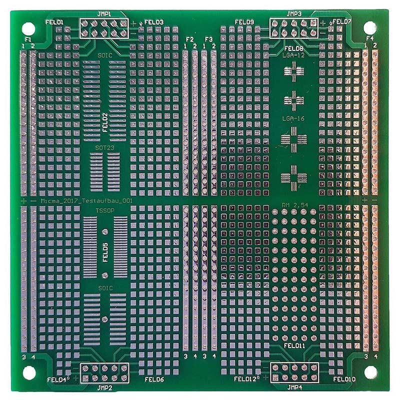 SMD Testplatine Back